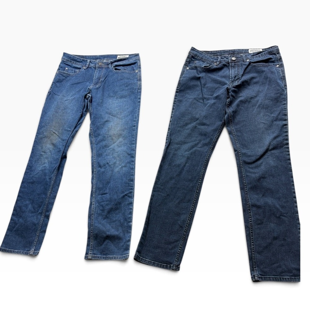 Lot of 2 Men's Buffalo David Bitton Jackson-X Straight Stretch Jeans 32x32 #363C